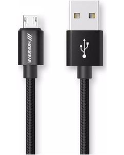 Mobigear Câble USB-A vers Micro USB 1 mètre - Noir