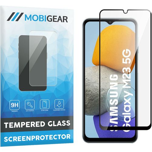 Mobigear Premium Samsung Galaxy M23 Verre trempé Protection d'écran - Compatible Coque - Noir