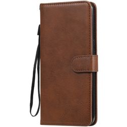 Mobigear Premium Housse LG V60 ThinQ Etui Porte-Monnaie - Marron