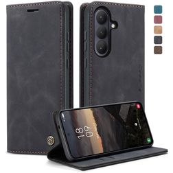 CaseMe 013 Samsung Galaxy S26 Plus Étui Portefeuille - Noir
