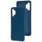 Mobiparts Coque Samsung Galaxy A32 5G Coque arrière en Silicone - Blueberry Blue