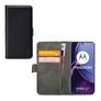 Mobilize Classic Gelly Wallet Housse Motorola Moto G84 Etui Porte-Monnaie - Noir