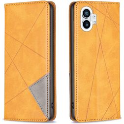 Mobigear Rhombus Slim Housse Nothing Phone (1) Etui - Cognac