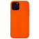 Mobigear Rubber Touch Coque iPhone 12 Coque arrière en Silicone - Coral