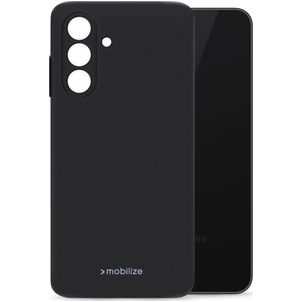 Mobilize Rubber Gelly Coque Samsung Galaxy A26 Coque arrière en TPU Souple - Noir