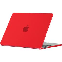 Mobigear Matte MacBook Air 15 Pouces (2023-2026) Coque - Rouge - Model A2941 / A3114 / A3241 / A3448