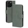 Mobiparts Classic Wallet MagSafe Housse iPhone 16 Pro MagSafe Etui Porte-Monnaie - Stone Green