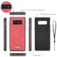 Caseme 007 Housse Samsung Galaxy S10 Plus Etui avec Coque Détachable Porte-Monnaie - Rouge