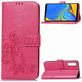 Mobigear Clover Housse Samsung Galaxy A7 (2018) Etui Porte-Monnaie - Magenta