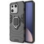 Mobigear Armor Ring Coque Xiaomi 13 Coque arrière Rigide Anti-Chocs avec Anneau-Support - Noir