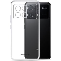 Mobilize Gelly Coque Transparente POCO X6 Pro Coque arrière en TPU Souple - Transparent