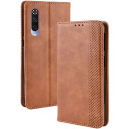 Mobigear Sensation Housse Xiaomi Mi 9 Etui Porte-Monnaie - Cognac
