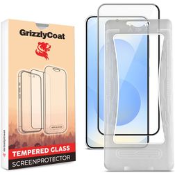 GrizzlyCoat Easy Align Samsung Galaxy S26 Verre trempé Protection d'écran - Compatible Coque + Cadre d'installation