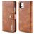 Mobigear Snap Button Housse iPhone 11 Etui avec Coque Détachable Porte-Monnaie - Marron