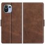 Mobigear Slim Magnet Housse Xiaomi Mi 11 Lite Etui Porte-Monnaie - Marron