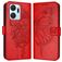Mobigear Butterfly HONOR X7A Étui Portefeuille - Rouge