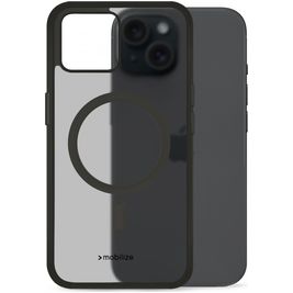 Mobilize Hybrid Coque iPhone 15 MagSafe Coque arrière Rigide Anti-Chocs - Noir