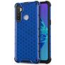 Mobigear Honeycomb Coque Realme C3 Coque arrière Rigide Anti-Chocs - Bleu