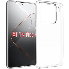 Mobigear Basics Coque Transparente Xiaomi 15 Pro Coque arrière en TPU Souple - Transparent