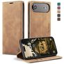 CaseMe 013 Housse iPhone Air Etui Porte-Monnaie - Marron