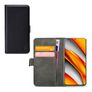 Mobilize Classic Gelly Wallet Housse POCO F3 Etui Porte-Monnaie - Noir