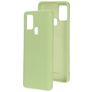 Mobiparts Coque Samsung Galaxy A21s Coque arrière en Silicone - Pistache Green