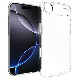 Mobigear Basics Coque Transparente iPhone Air Coque arrière en TPU Souple - Transparent