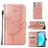 Mobigear Butterfly Housse OnePlus Nord CE 2 Lite 5G Etui Porte-Monnaie - Rose doré