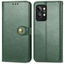 Mobigear Snap Button Housse Realme GT2 Pro Etui Porte-Monnaie - Vert