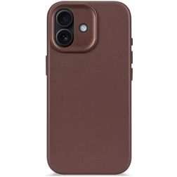 Decoded iPhone 17 Cuir véritable Coque arrière Antichoc - Chocolate Brown