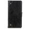 Mobigear Ranch Housse LG K50s Etui Porte-Monnaie - Noir
