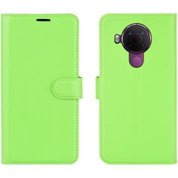 Mobigear Classic Housse Nokia 5.4 Etui Porte-Monnaie - Vert