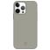 Valenta Snap Luxe Coque iPhone 13 Pro Max Coque arrière en Cuir Véritable - Gris