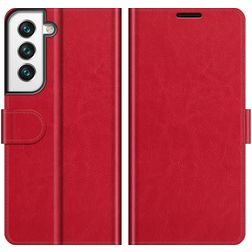 Mobigear Wallet Housse Samsung Galaxy S22 Etui Porte-Monnaie - Rouge