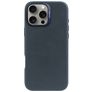 Decoded Coque iPhone 16 Pro Max MagSafe Coque arrière en Cuir Véritable - Bleu Marin