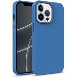 Mobigear Bio Coque iPhone 13 Mini Coque arrière en Eco-Friendly - Bleu
