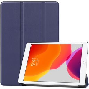 Mobigear Tri-Fold iPad 8 (2020) Étui - Bleu foncé