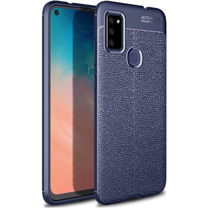 Mobigear Luxury Samsung Galaxy M51 TPU souple Coque arrière - Bleu