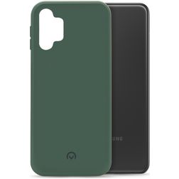 Mobilize Rubber Gelly Coque Samsung Galaxy A13 4G Coque arrière en TPU Souple - Matt Green