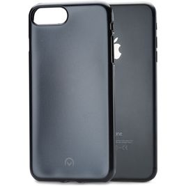 Mobilize Gelly Coque iPhone 8 Plus Coque arrière en TPU Souple - Noir