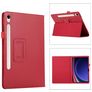 Mobigear Classic Coque Samsung Galaxy Tab S11 Etui + Porte-crayon - Rouge
