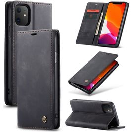 Caseme 013 Housse iPhone 11 Etui Porte-Monnaie - Noir