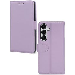 Mobilize Premium Gelly Housse Samsung Galaxy S25 Etui Porte-Monnaie - Violet