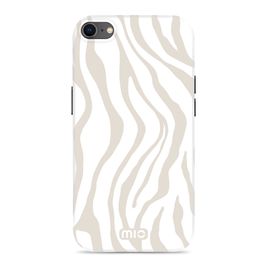 MIO Coque iPhone SE (2020) MagSafe Coque arrière Rigide - Sandy Zebra