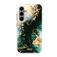 MIO Coque Samsung Galaxy S24 FE MagSafe Coque arrière Rigide - Green Marble