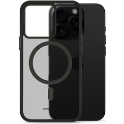 Mobilize Hybrid Pro iPhone 16 Pro MagSafe Plastique rigide Coque arrière Antichoc - Noir