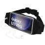 Mobiparts Comfort Fit Belt Brassard Téléphone Samsung Galaxy S23 Ultra Ceinture Coque de Sport en Neoprène - Noir