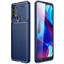 Mobigear Racing Coque Motorola Moto E20 Coque arrière en TPU Souple - Bleu