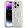 Mobigear Shockproof Coque iPhone 16 Pro MagSafe Coque arrière en TPU Souple - Blanc