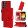 Mobigear Sunflower Housse Samsung Galaxy S24 Ultra Etui Porte-Monnaie - Rouge